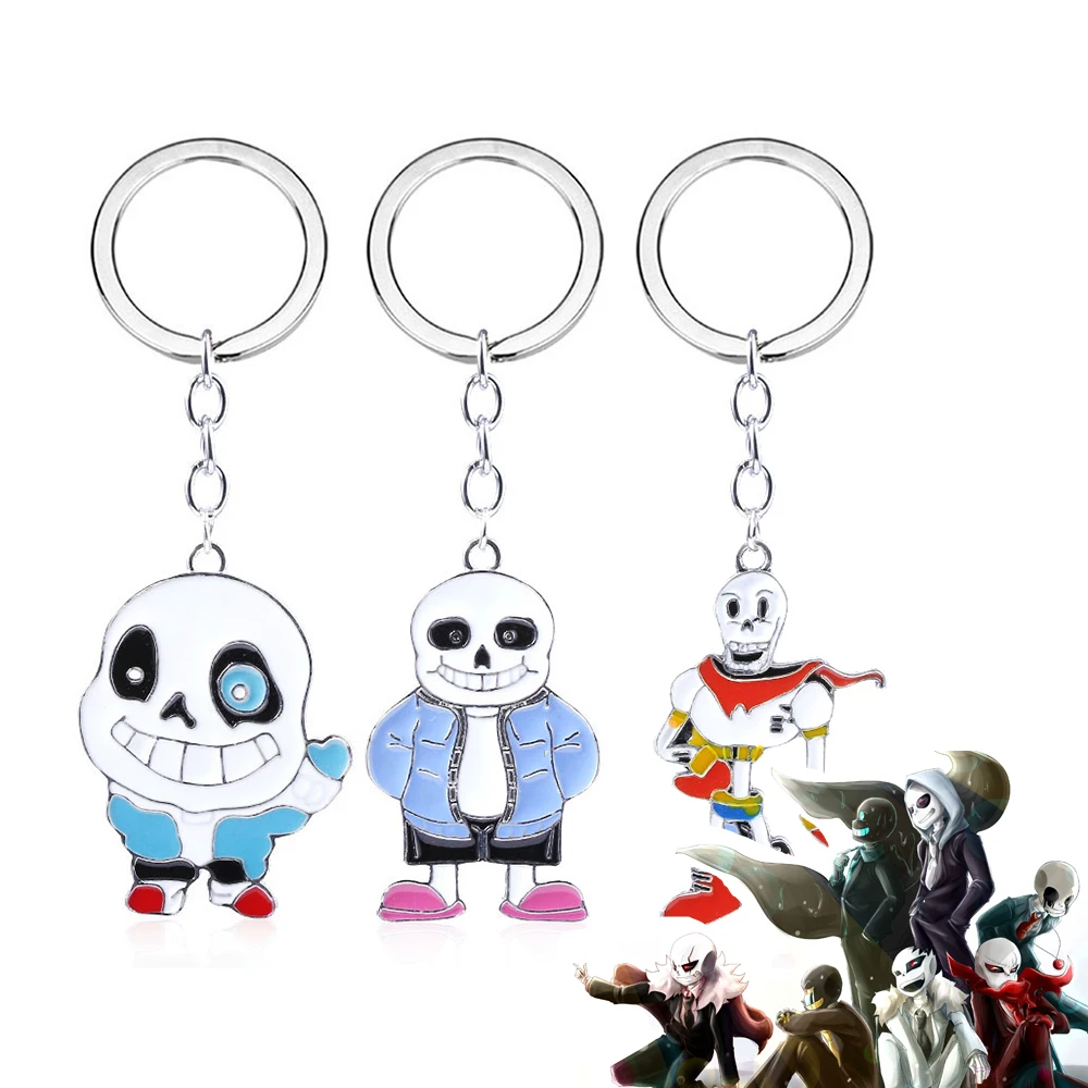 Undertale Брелок С Тематикой Аниме-игры И Милым Мультяшным Кулоном Sans Papyrus Унисекс