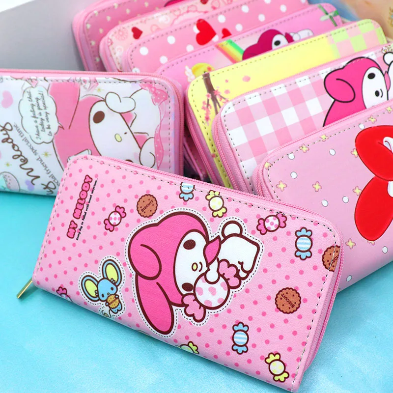 

Sanrio My Melody Girl Cartoon Shoulder Bag Cute Coin Purse Girl Kawaii Fashion Storage Bag Anime Melody Messenger Bag Girl Gifts