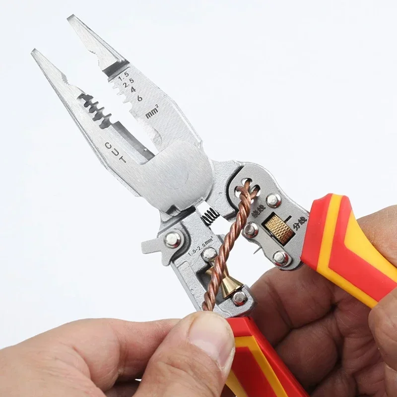 9в1 инструмент для зачистки проводов из нержавеющей стали электрик кабельный