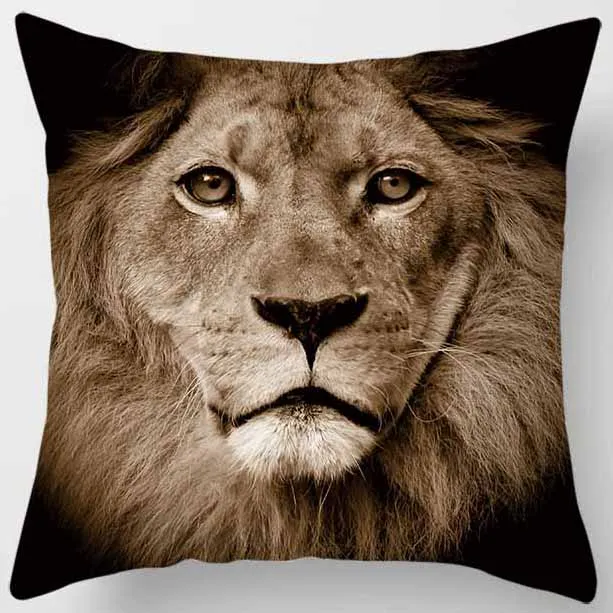 

Beast African Lion Digital Printing Square Pillowcase Home Decoration Cushion Cover Pillowcase Pop Pillowcase