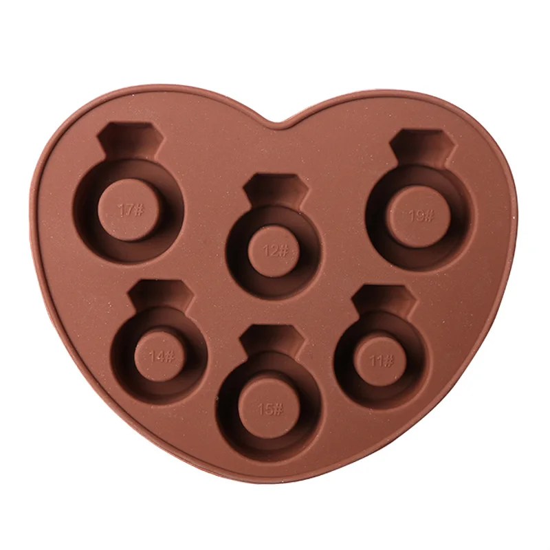 

Crystal Ring Chocolate Mold DIY Diamond Ring Making Mould Cake Mold DIY Pastry Baking Tool