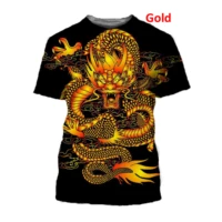 new chinese dragon 3d lovers printed personalized men t shirt