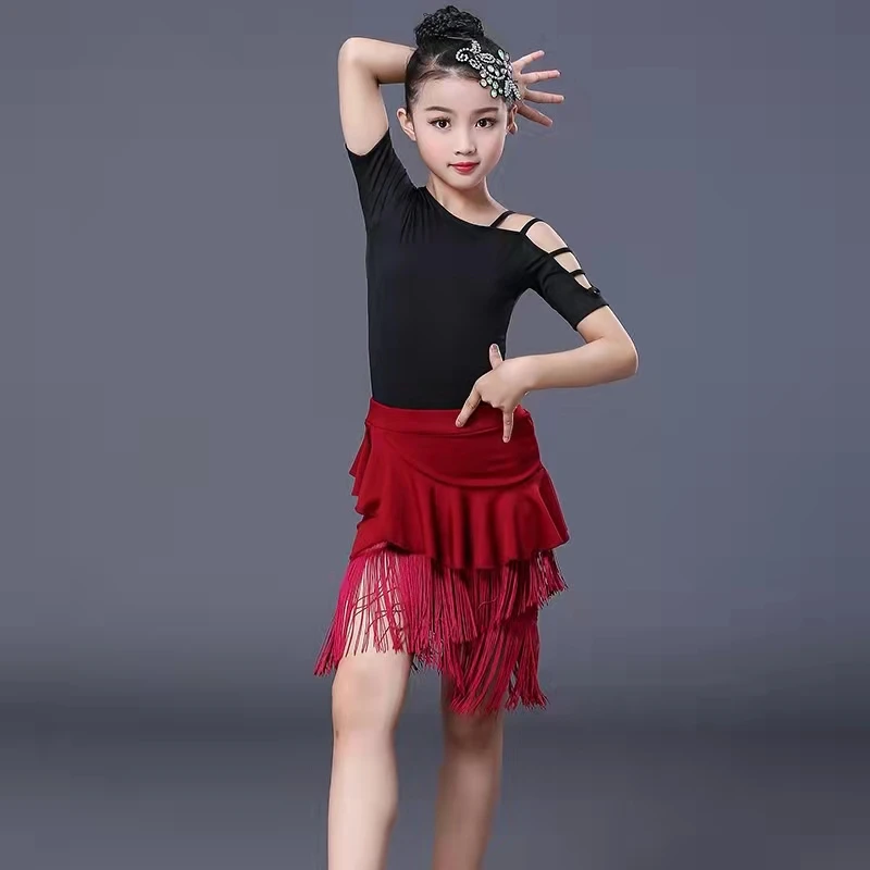 Детское платье для танцев 2022 платья латиноамериканских девочек с коротким