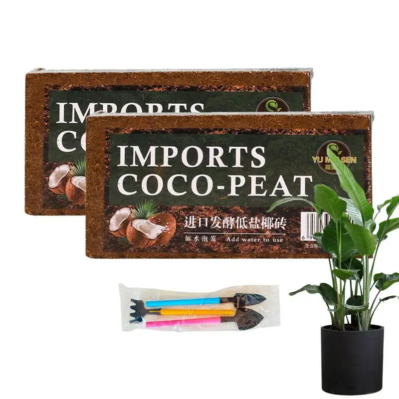 

Coir Pellet Soil Coconut Fiber Coir Pellet Nutrient Soil Lightweight Compressed Coco Coir Bricks For Flowers Vegetables
