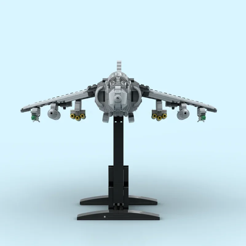 Фото 1108 деталей MOC AV Harrier II Creator Experted, конструктор, рождественский подарок, креативная идея для сборки, игрушки из кирпичиков для детей №2