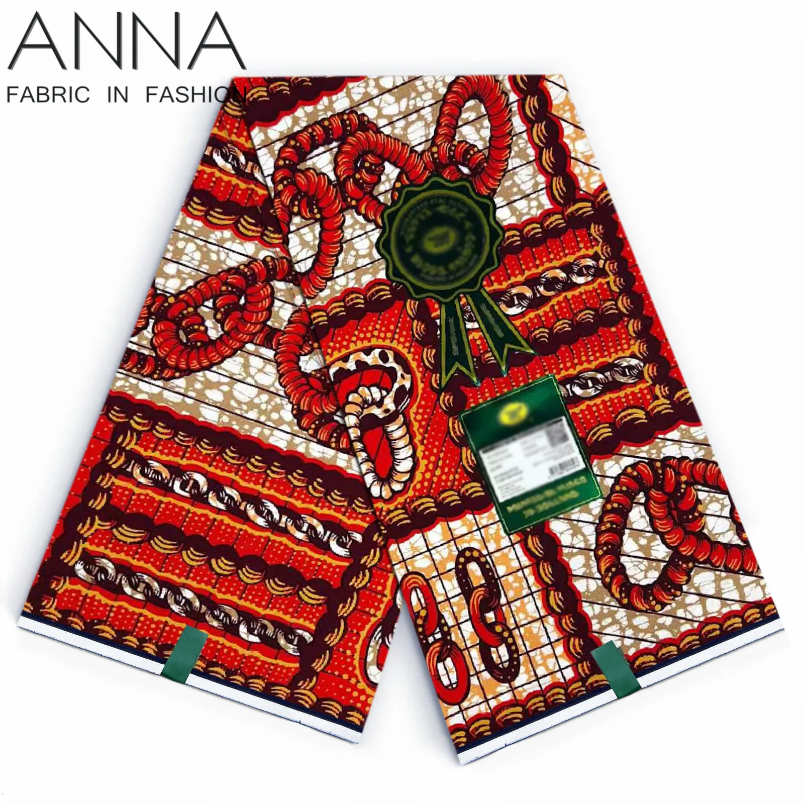 Восковая ткань Анкара хлопок 6 ярдов