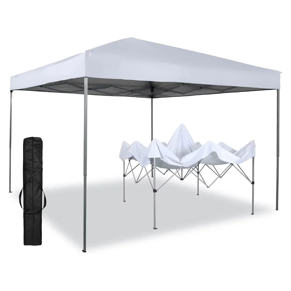 Durable Ez Pop-up Canopy Tent with Bag (10x10, White)