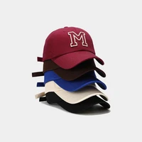 versatile mens caps duck tongue cap male large m letter soft top embroidery age reduction hat sports and leisure womens hats