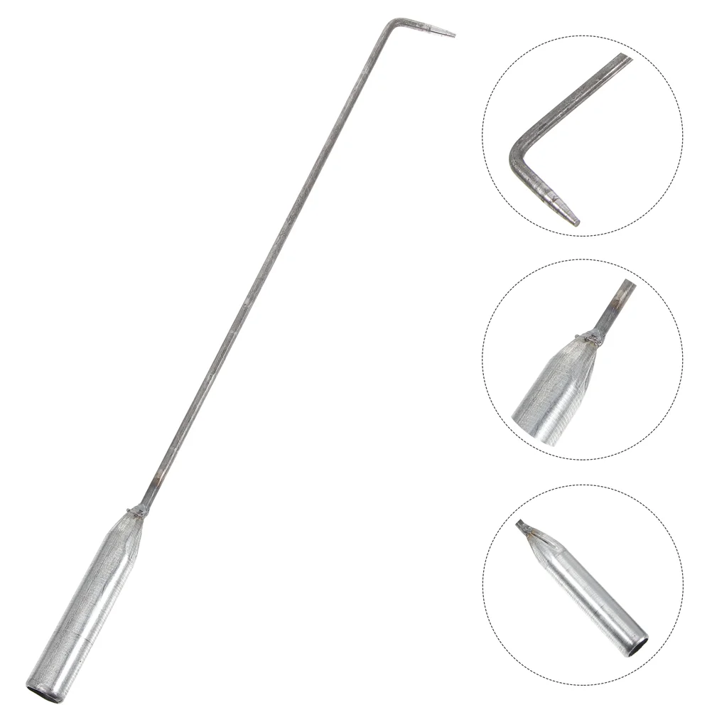 

Fire Tongs Tools Pits for outside Fireplace Shutter Doors Poker Steel Long Handle