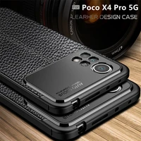 for cover poco x4 pro case for poco x4 pro 5g capa shockproof phone back soft tpu leather for fundas xiaomi poco m4 x4 pro cover