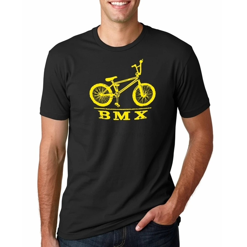 BMX Biker T-shirt Rad Skyway Mongoose Retro Bicycle Cool Mountain Blue High Quality Printed 100% Cotton European Size XS-5XL Tee
