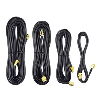 fashionablefashionablechipal 5m 6m 8m 9m rg174 feeder wire rp sma male to female antenna extension cable for coaxial wifi networ