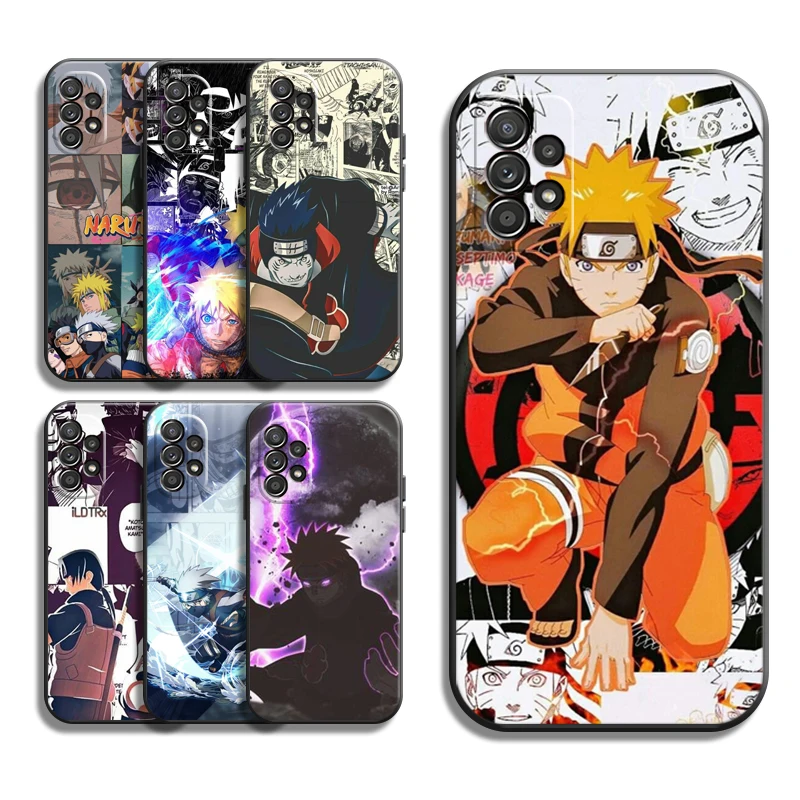 

NARUTO Cartoon Japan Phone Cases For Samsung Galaxy A31 A32 A51 A71 A52 A72 4G 5G A11 A21S A20 A22 4G Funda Back Cover Soft TPU