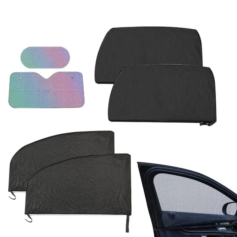 

Солнцезащитный козырек для боковых окон автомобиля, дышащие солнцезащитные Оттенки для автомобиля, теплоизоляция, защита от УФ-лучей, занавеска для боковых окон, аксессуары для автомобиля