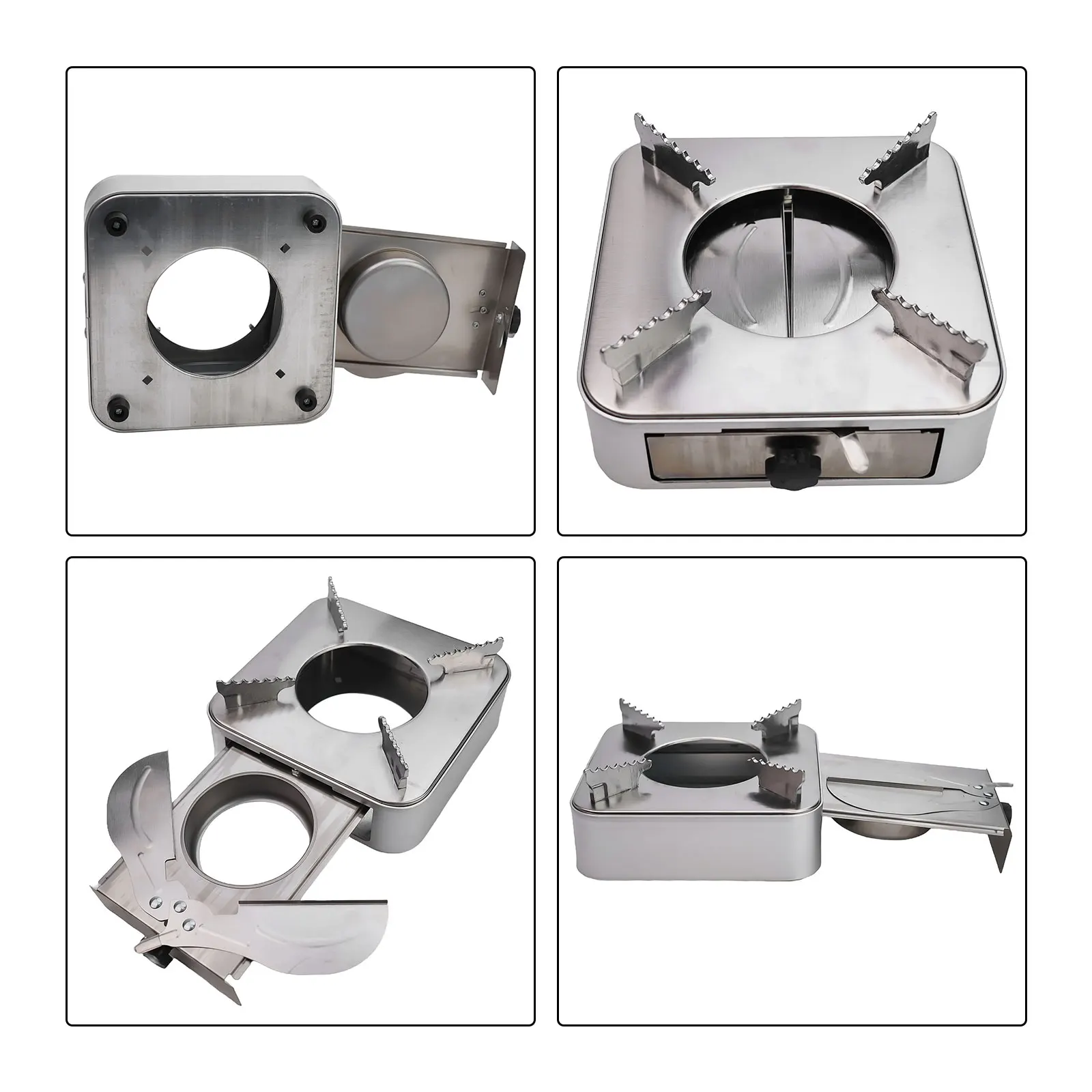 1 шт. тип ящика из нержавеющей стали спиртовая печь уличная походная аксессуары