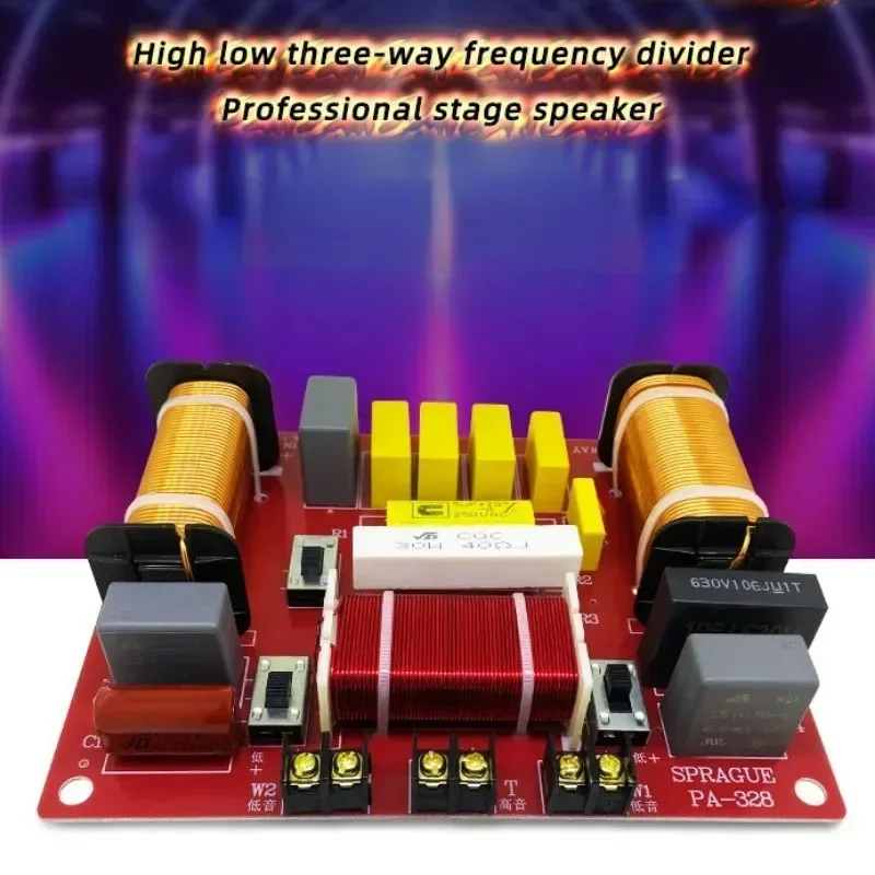 Высоко-низкий 3-полосный делитель частоты Делитель точки Динамик сценический