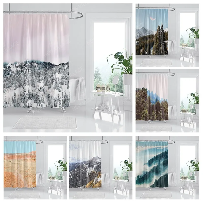 

Водонепроницаемые тканевые занавески для душа, занавески для ванной, аксессуары, занавеска для ванной, для душа, 180x200 см, 240*200, аниме, украшен...