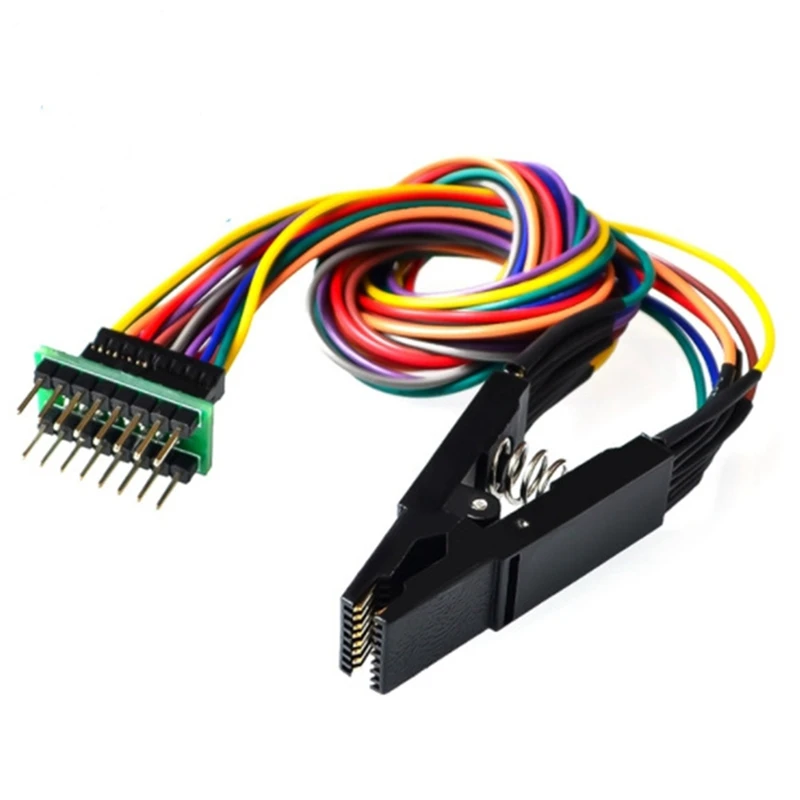 

Wide-Narrow Body Universal SOP16 To DIP8 Test Burn Clip Motherboard BIOS Chip 16 Foot Detache-Free Programming Fixture