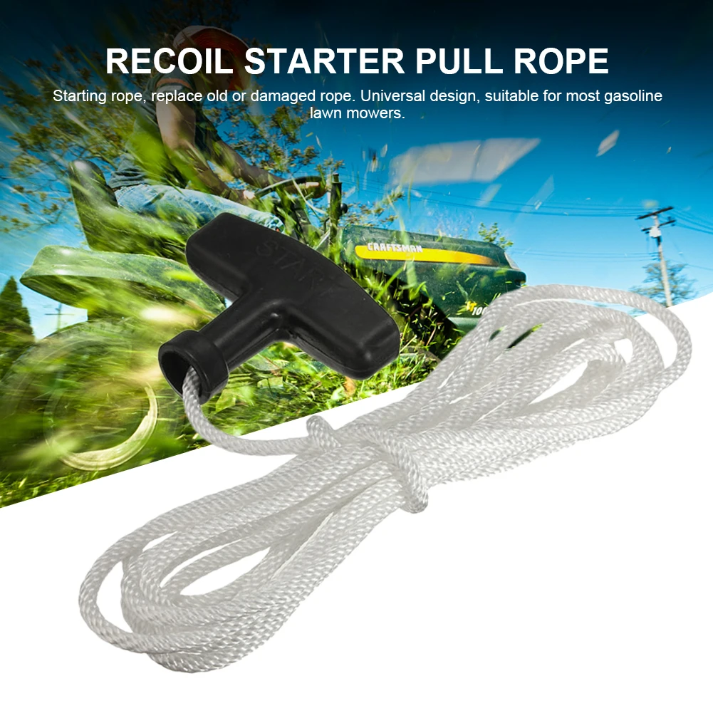 1 2 м/3 м трос для стартера с ручкой бензинового двигателя универсальный тяговый