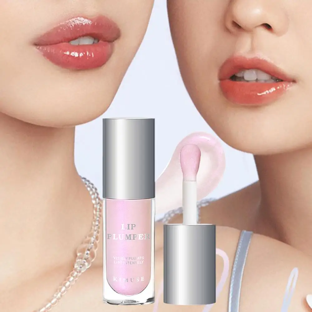 

Full Lip Liquid Mirror Water Light Glass Lip Moisturizing Gloss Lips Transparent Lip Toot Makeup Lips Glaze Plumper Y9J9