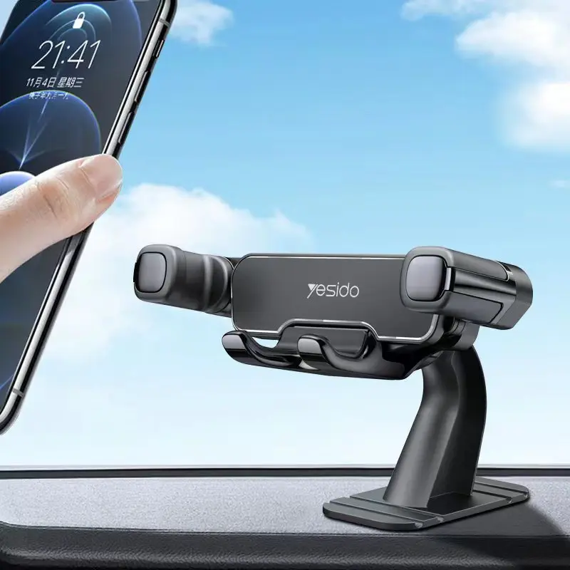 Yesido Gravity Car Phone Holder Anti-slip Car Silicone Holder Universal Car Phone Holder Gravity Stand for iPhone Xiaomi Phone