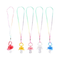 led whistle party whistles light favors necklace pacifier maker kids blower lanyard blowouts necklaces noise fun up pacifiers