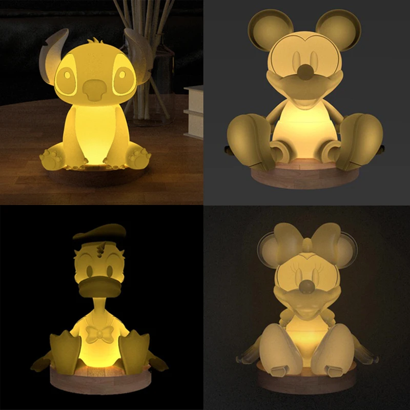 

Ночсветильник 3d с рисунком Микки Мауса из аниме Диснея, прикроватная лампа, настольная лампа, декоративные украшения для детской комнаты, сна