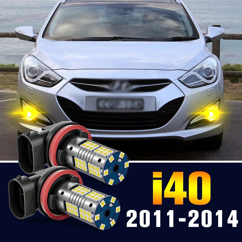 

2pcs LED Fog Light Bulb Lamp For Hyundai i40 2011-2014 2012 2013 Accessories
