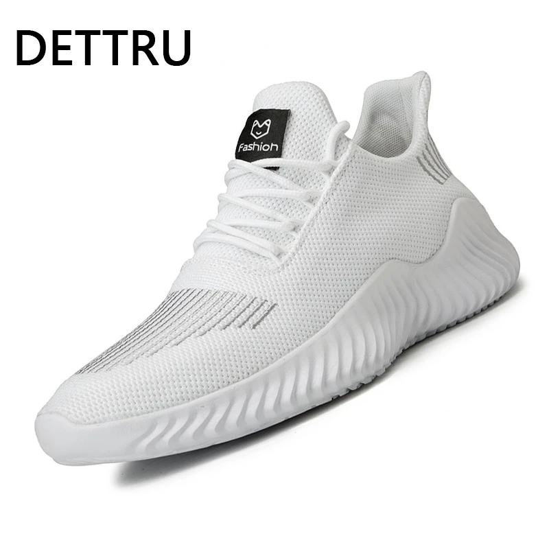 

DETTRU Men Running Shoes Light Comfortable Mesh Sneakers Male Sport Shoes Breathable Walking Athletic Zapatillas