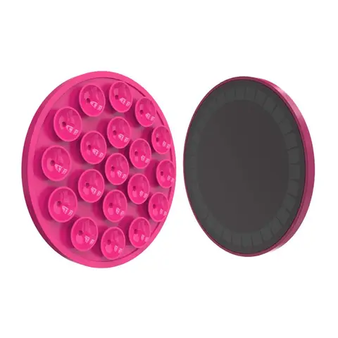 Магнитный держатель для телефона на присоске, силиконовый магнит, настенный держатель для мобильного телефона, зеркало без помощи рук, крепление для Magsafe для IPhone