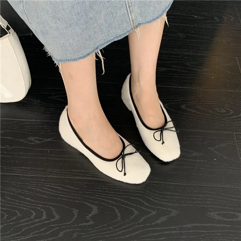 

Bailamos Women Casual Flats Comfortable Soft Boat Shoes Loafers Ballerina Shallow Round Toe Ballet Flat Shoes Women Slip On Side