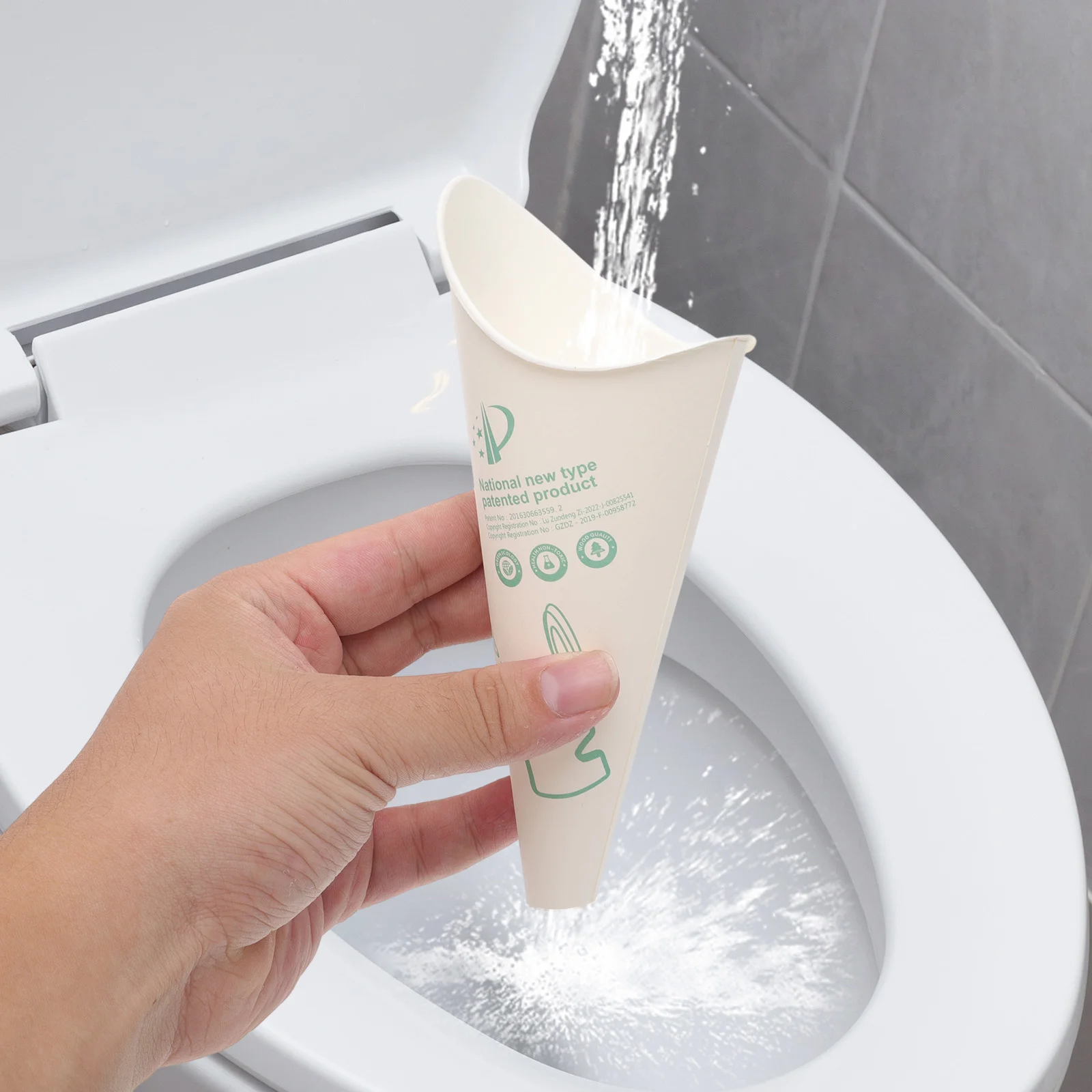 30 шт. бумажный писсуар туалет устройство для мочеиспускания женский конус