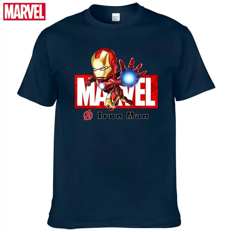 

Marvel The Avengers 'Tony' Stark Iron Man Short sleeve tee Men's shirts Summer T-shirt cotton graphic t shirts 2023 Tops #32