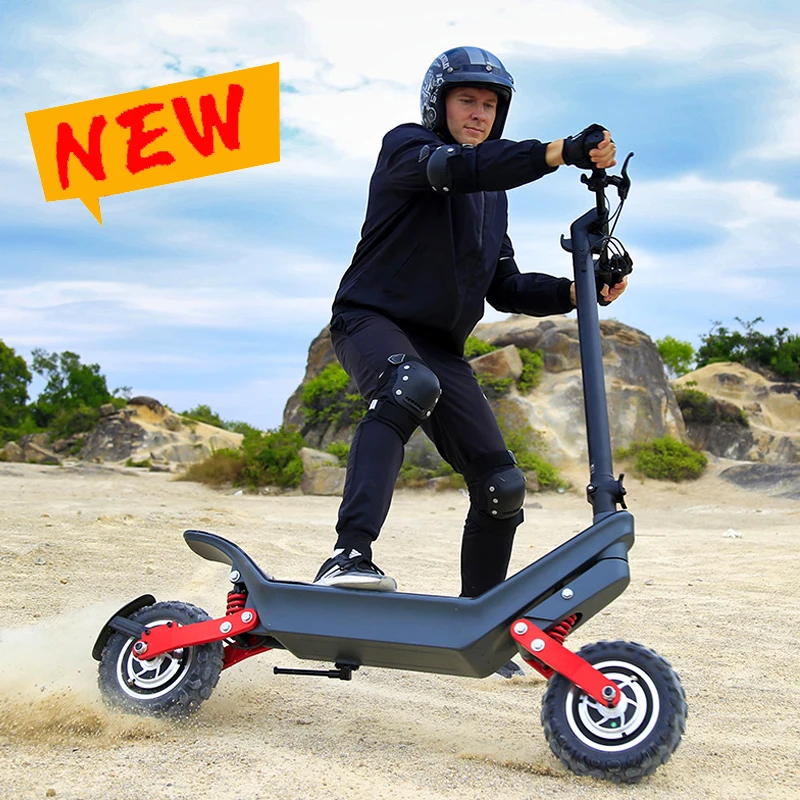 

NEW 48V 1200W dual motor Off road All Terrain Electric Scooter 11 inch fat tire 100KM longer rang mobility e scooters for adult