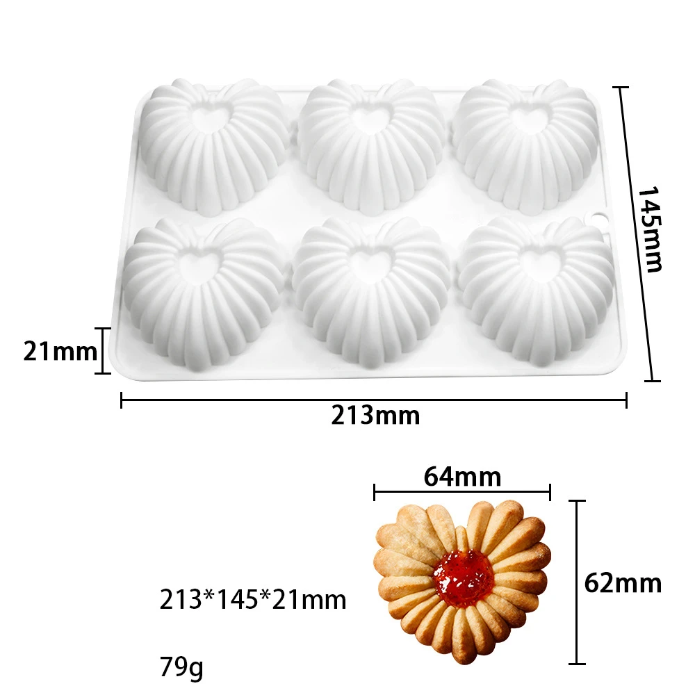 

ZINBOOM Многоцветная силиконовая форма для выпечки
