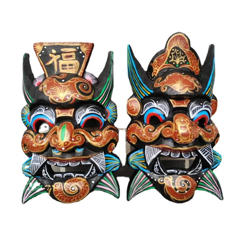 

Маска ручной работы с Цветной росписью на Хэллоуин творческая Личная маска реквизит для представлений украшения