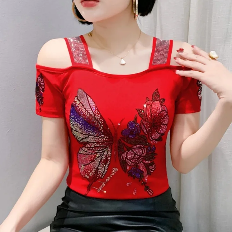 Летняя европейская одежда футболка женские новые топы с короткими рукавами