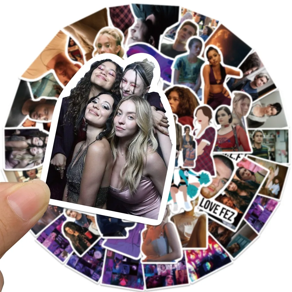 

50pcs2022 American Drama Excitement Fashion Personality Graffiti Stickers Suitcase Notebook Mobile Phone