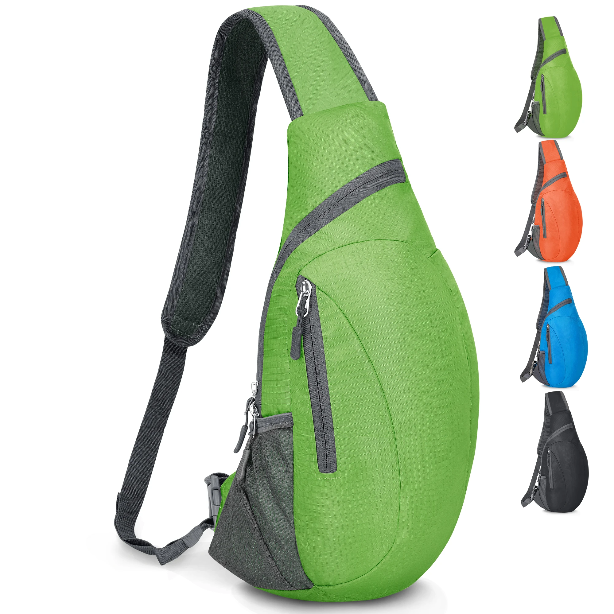 Водостойкая Спортивная Нагрудная Сумка Унисекс Парусиновая Через Плечо В