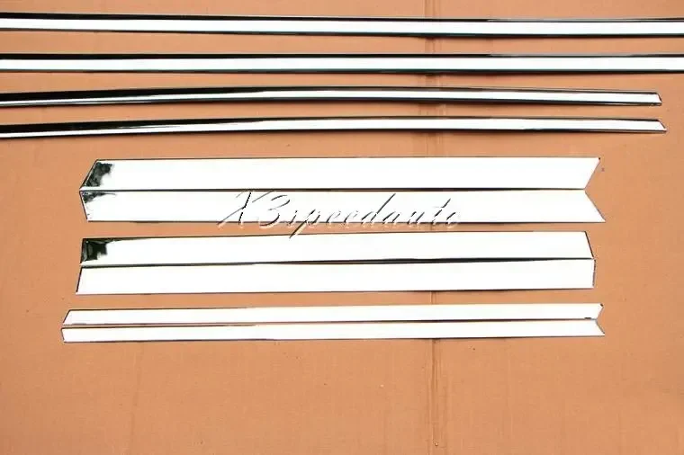 Нержавеющая сталь 304 20 шт. рама стойки B с полным окном вокруг накладки для BMW X5 E70