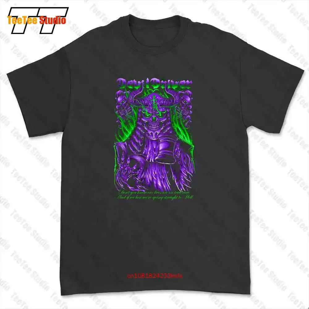 Devildriver Judge Neon Band Logo T-shirt Tee QQ14