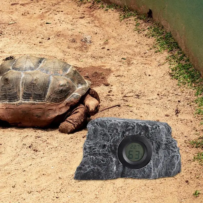 Аквариумный термограф цифровой ареометр измеритель влажности с камнями дизайн