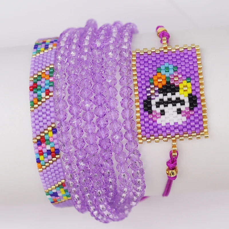 ALIYA богемные модные крошечные браслеты из бисера Миюки мексиканские украшения