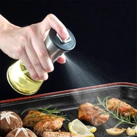200ml spray oil bottle kitchen cooking baking stainless steel mist sprayer barbecue bbq picnic tools leak proof with funnel