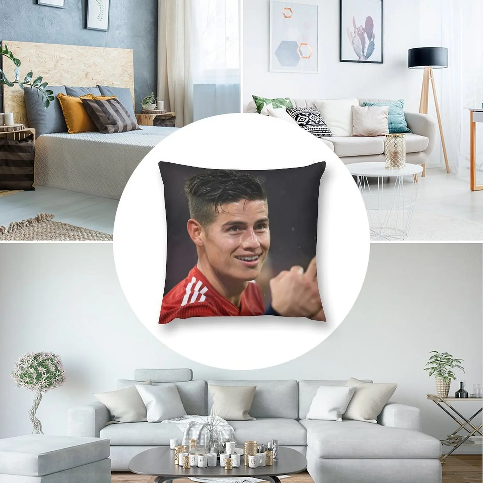 Декоративная подушка Джеймса Родригеса декоративные наволочки для диванов