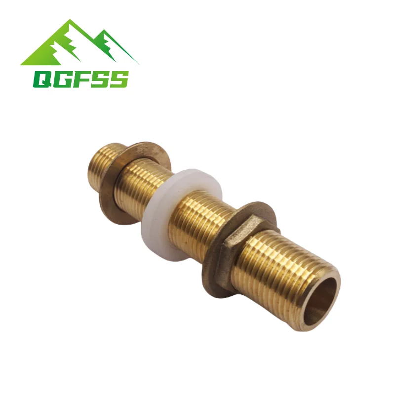 1 шт. медный соединитель для резервуара воды 1/2 дюйма 3/4 дюйм наружная резьба BSP