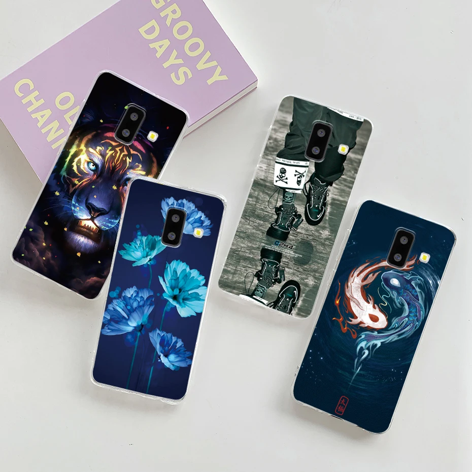Чехол Ловец снов для Samsung Galaxy J6 2018 чехол J600F мягкий силиконовый Plus + J610F |