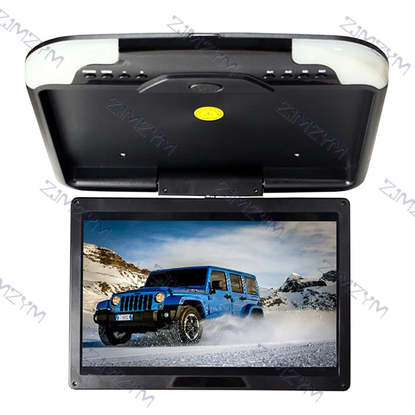

12,1-дюймовый автомобильный монитор DC12V, автомобильные потолочные мониторы, установленный на крыше, откидной монитор, внешний цифровой экран со светодиодной подсветкой