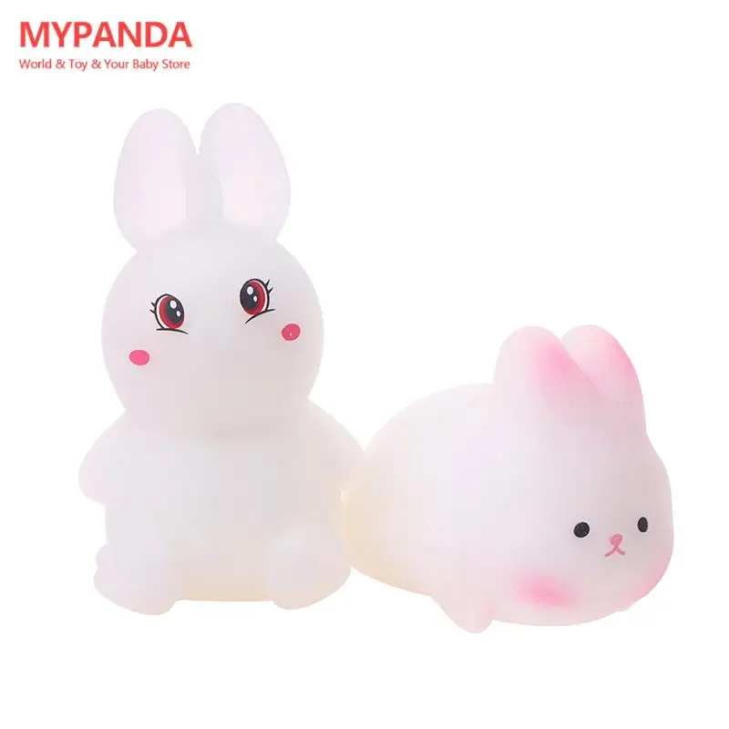 

1pc Cute Rabbit Squishy Toy Change Color Bunny Stress Relief Toys Decompression Doll Squeeze Rising Fidget Toy Novelty Gift