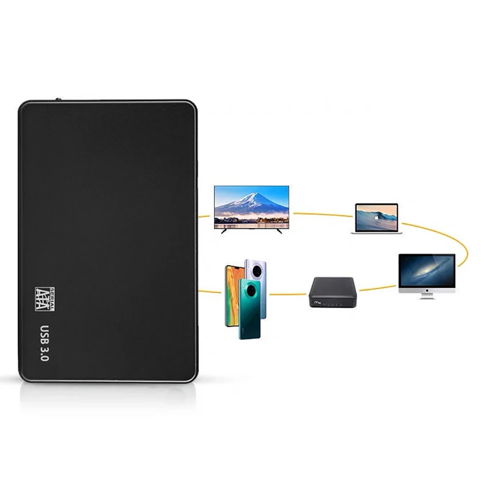 Корпус для жесткого диска USB C 3.0 Type-C 2 5 дюйма корпус SSD SATA внешний дополнительный